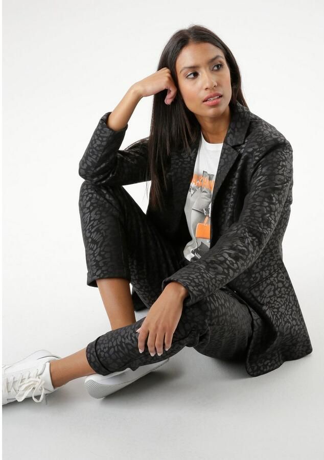 Aniston SELECTED Jasje met licht glanzend dierenprint - Foto 3