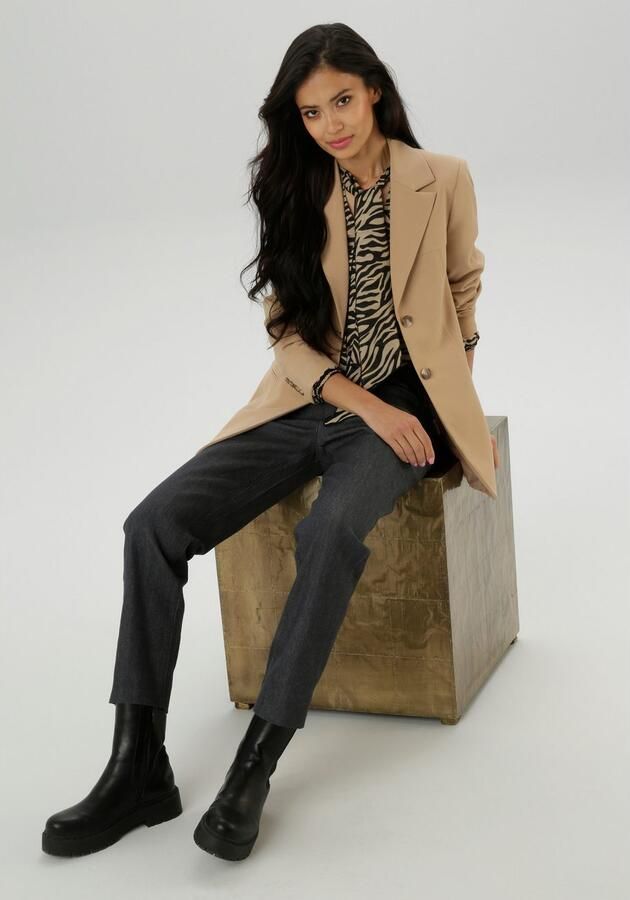 Aniston SELECTED Jasje met reverskraag en paspelzakken nieuwe collectie - Foto 5