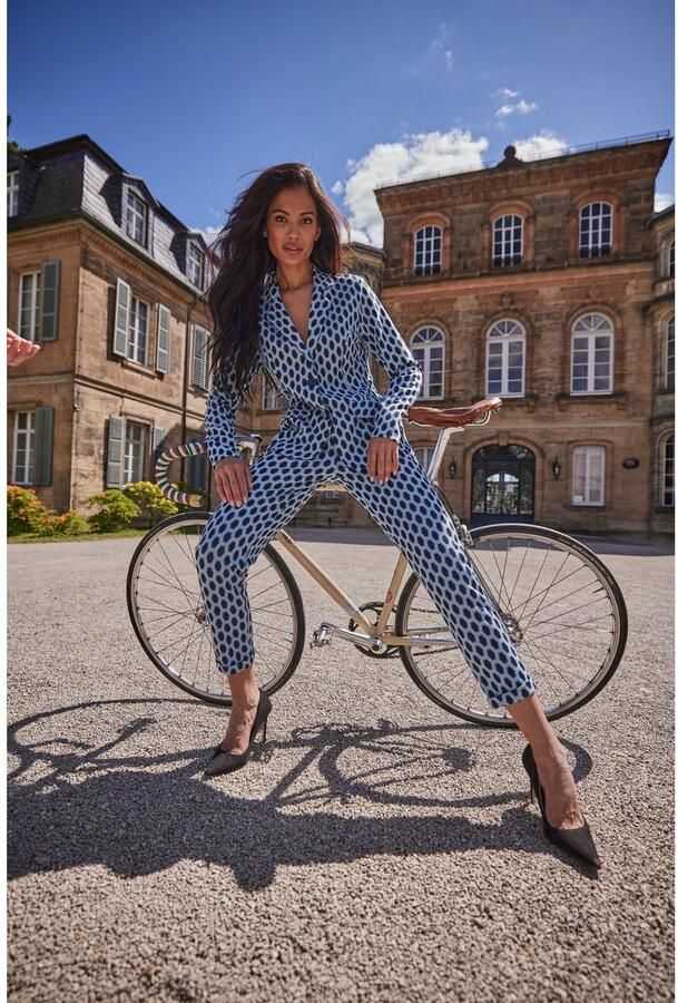 Aniston SELECTED Jerseyblazer met allover-patroon in geometrische honingraatlook nieuwe collectie - Foto 7