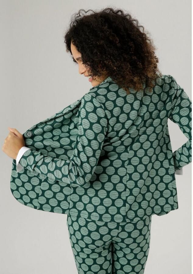 Aniston SELECTED Jerseyblazer met gestreepte stippen - Foto 4