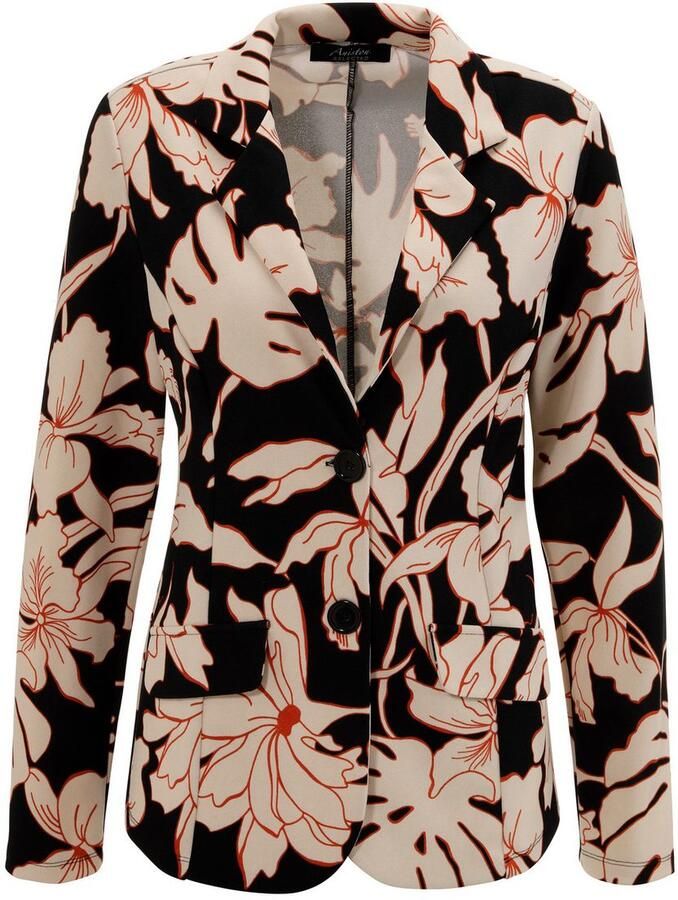 Aniston SELECTED Jerseyblazer met grootvlak en abstract bloemenpatroon - Foto 2