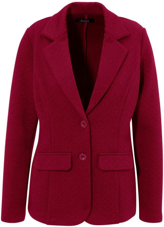 Aniston SELECTED Jerseyblazer met structuurmotief - Foto 2