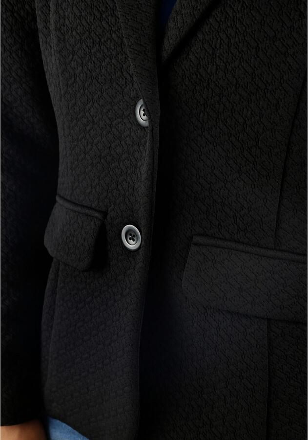 Aniston SELECTED Jerseyblazer met structuurmotief - Foto 3