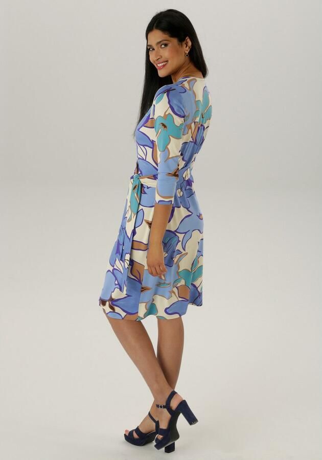 Aniston SELECTED Jerseyjurk in elegante wikkel-look - Foto 4