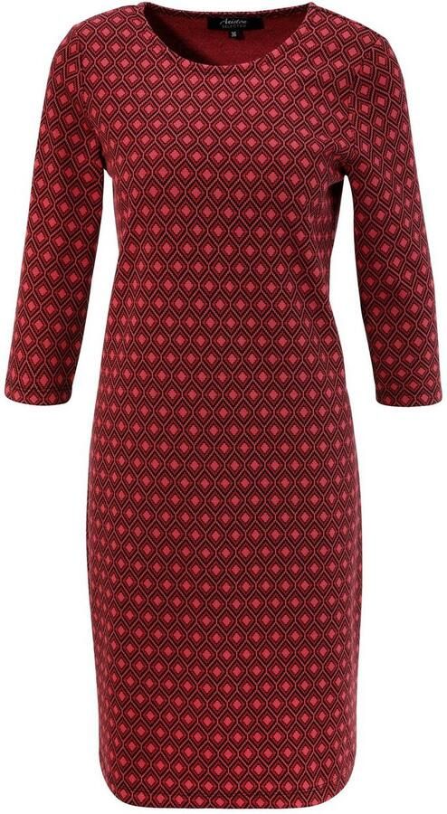 Aniston SELECTED Jerseyjurk in jacquardkwaliteit - Foto 7