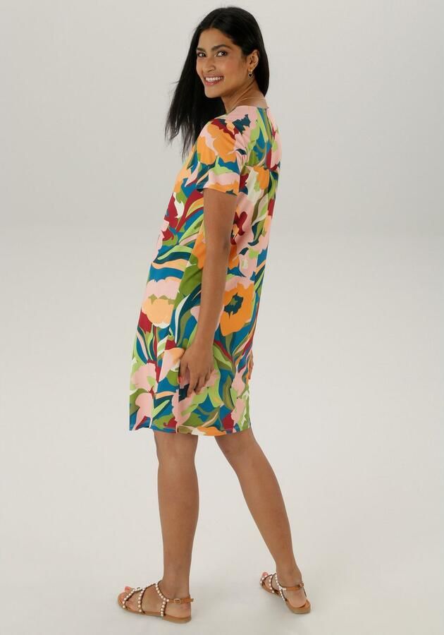 Aniston SELECTED Jerseyjurk in lichte a-lijn vorm - Foto 5