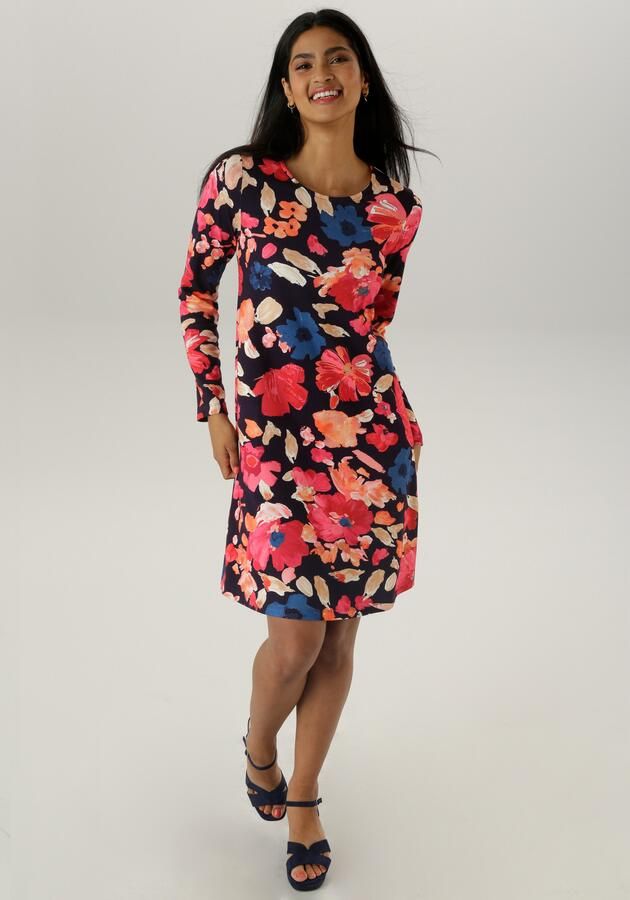 Aniston SELECTED Jerseyjurk in lichte a-lijn vorm - Foto 7