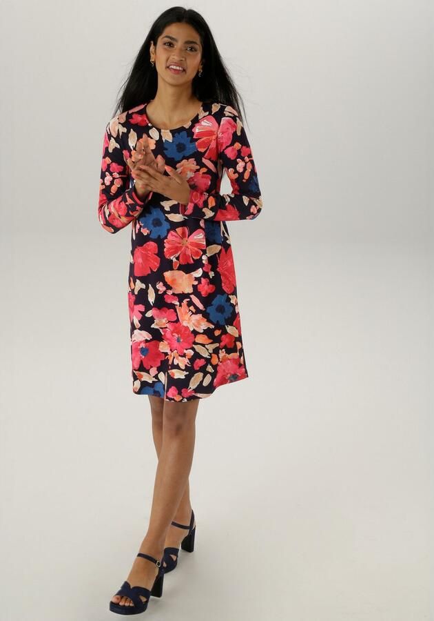 Aniston SELECTED Jerseyjurk in lichte a-lijn vorm - Foto 4