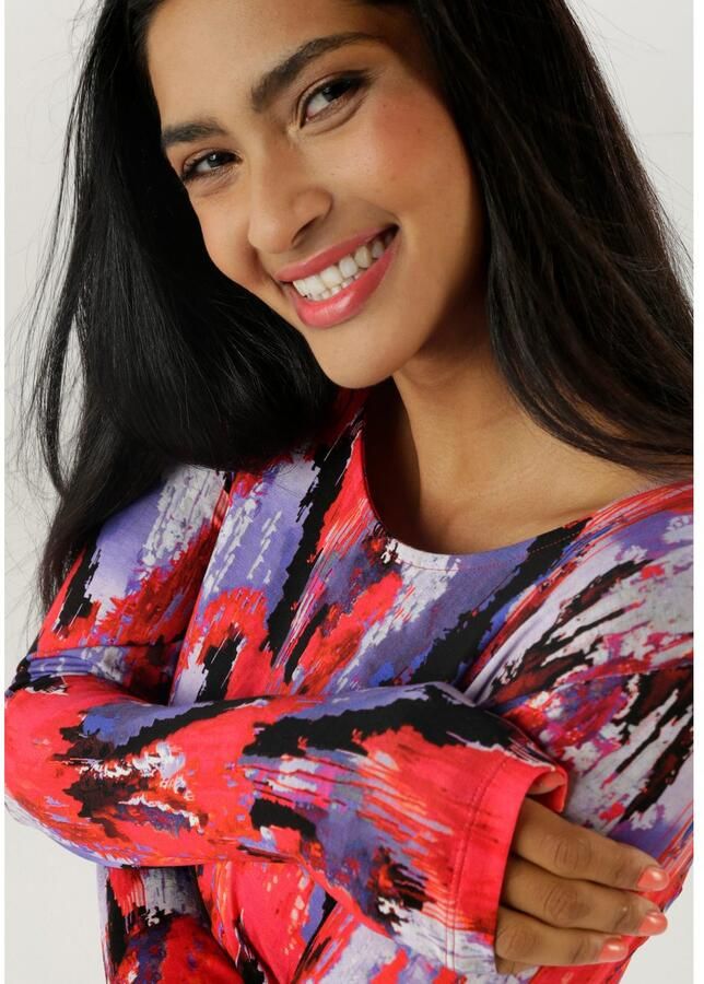 Aniston SELECTED Jerseyjurk in moderne en abstracte kleurverloop - Foto 2