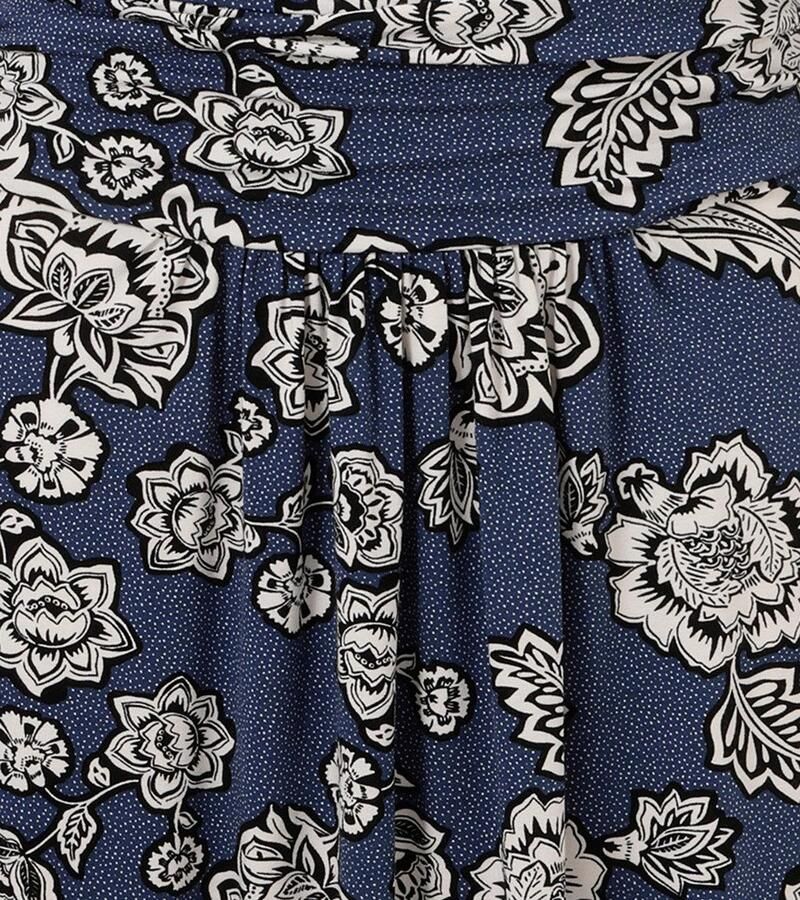 Aniston SELECTED Jerseyjurk met abstracte bloe - en bladerenpatroon nieuwe collectie