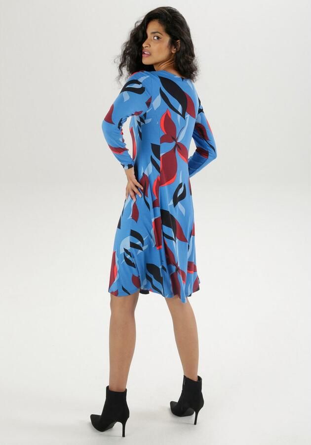 Aniston SELECTED Jerseyjurk met een lichte a-vorm - Foto 5