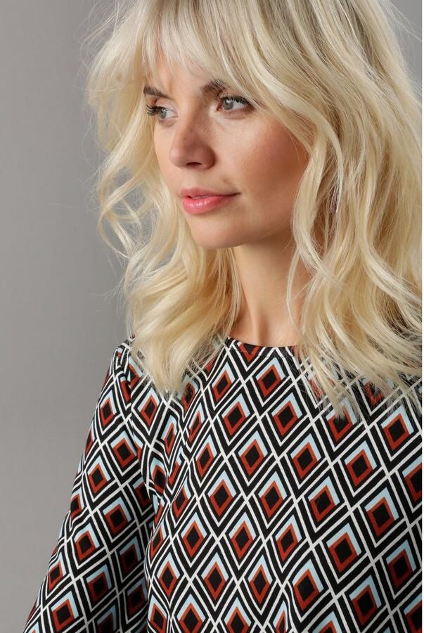 Aniston SELECTED Jerseyjurk met een lichte a-vorm