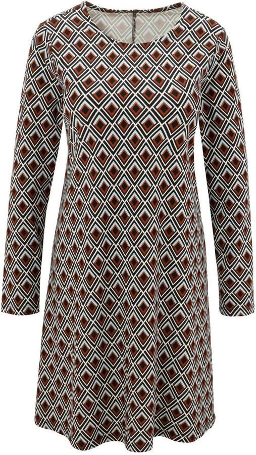 Aniston SELECTED Jerseyjurk met een lichte a-vorm - Foto 4