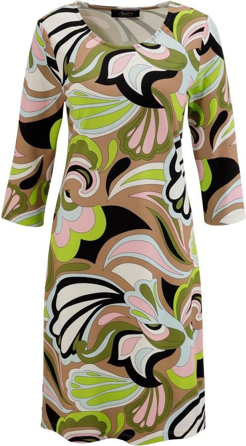 Aniston SELECTED Jerseyjurk met expressieve grafische print - Foto 7