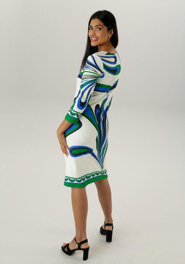 Aniston SELECTED Jerseyjurk met fantasierijke alloverprint - Foto 5