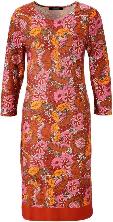 Aniston SELECTED Jerseyjurk met fantasierijke bloe - en bloesemprint nieuwe collectie - Foto 6