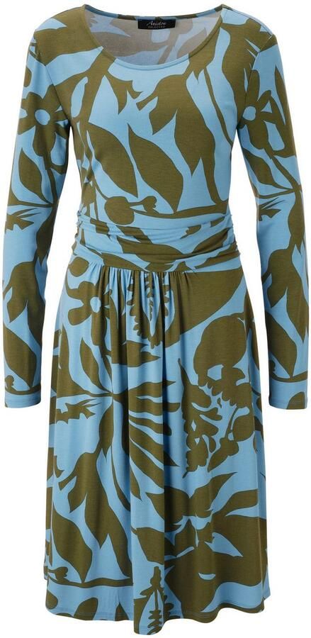 Aniston SELECTED Jerseyjurk met gerimpelde tailleband nieuwe collectie - Foto 6