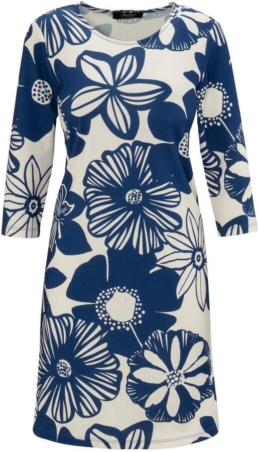 Aniston SELECTED Jerseyjurk met grote bloemenprint elk stuk is uniek - Foto 9