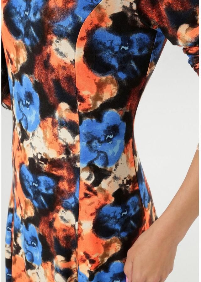 Aniston SELECTED Jerseyjurk met kleurintensieve batikprint nieuwe collectie - Foto 2