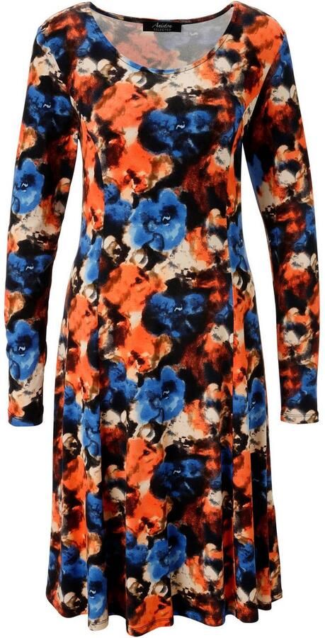 Aniston SELECTED Jerseyjurk met kleurintensieve batikprint nieuwe collectie - Foto 6