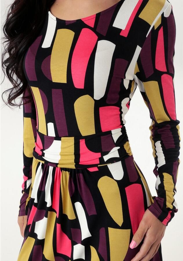 Aniston SELECTED Jerseyjurk met moderne grafische allover-print nieuwe collectie - Foto 2