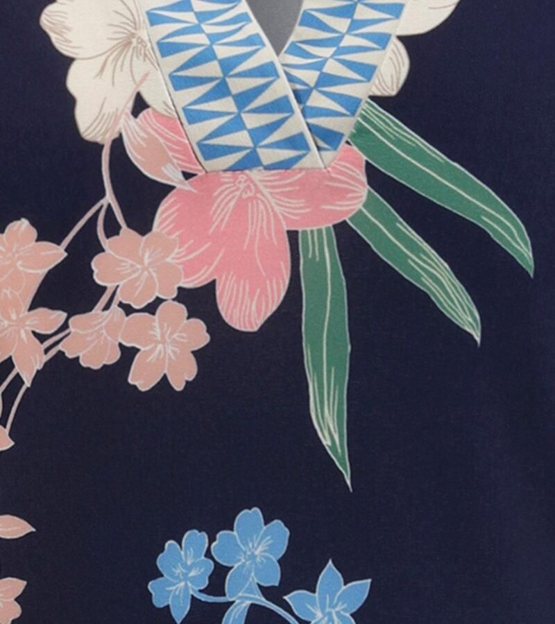 Aniston SELECTED Jerseyjurk met modieus gedessineerde zigzagrand