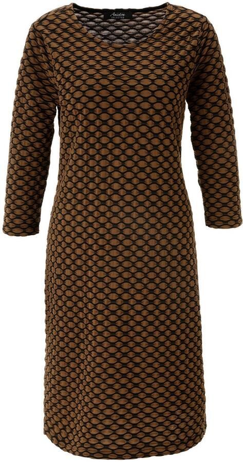 Aniston SELECTED Jerseyjurk met mooie oppervlaktestructuur en golfpatroon nieuwe collectie - Foto 6