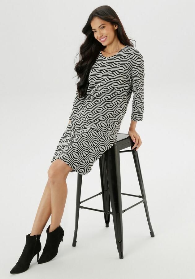 Aniston SELECTED Jerseyjurk met mooie oppervlaktestructuur nieuwe collectie - Foto 5