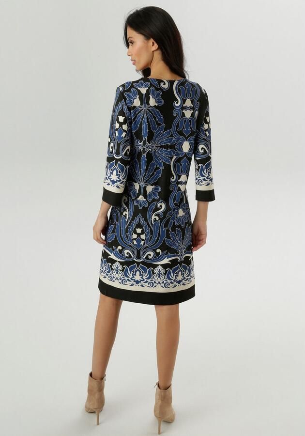 Aniston SELECTED Jerseyjurk met orna ten- en rankendruk allover nieuwe collectie - Foto 3