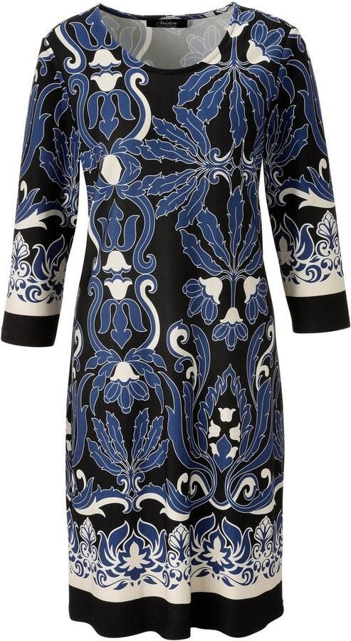 Aniston SELECTED Jerseyjurk met orna ten- en rankendruk allover nieuwe collectie - Foto 6