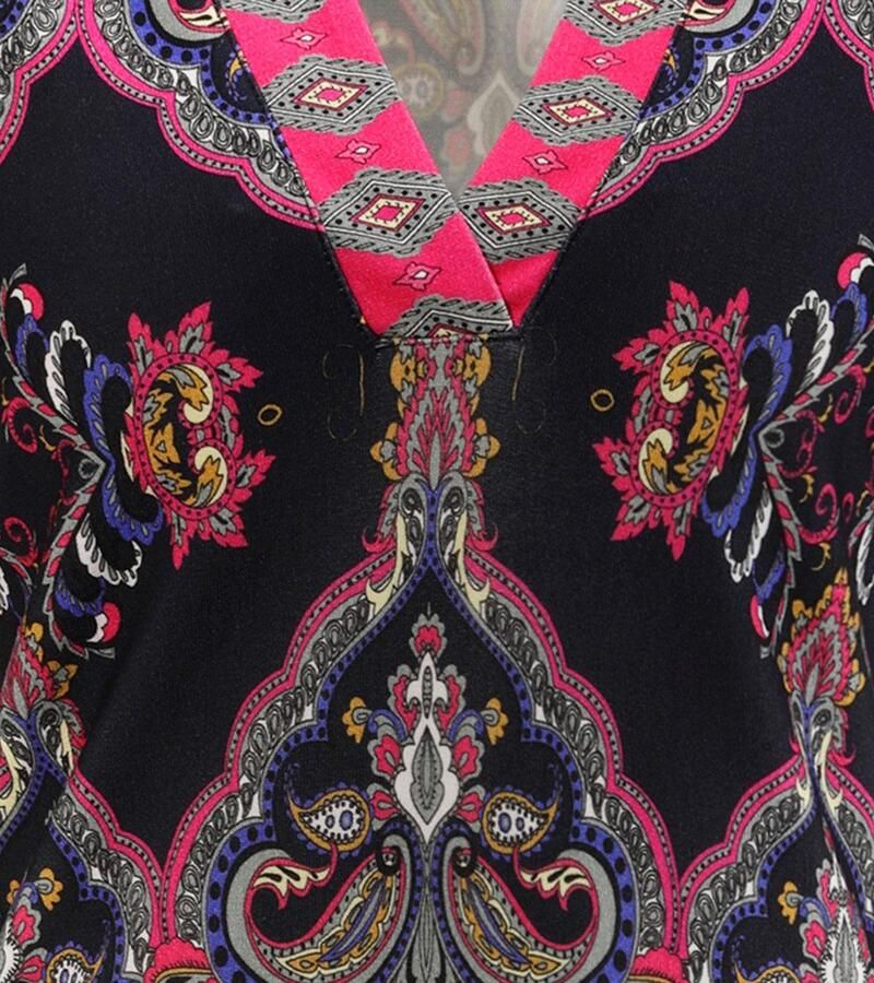 Aniston SELECTED Jerseyjurk met ornamenten- en rankenprint allover - Foto 1