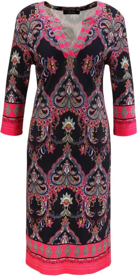 Aniston SELECTED Jerseyjurk met ornamenten- en rankenprint allover - Foto 6