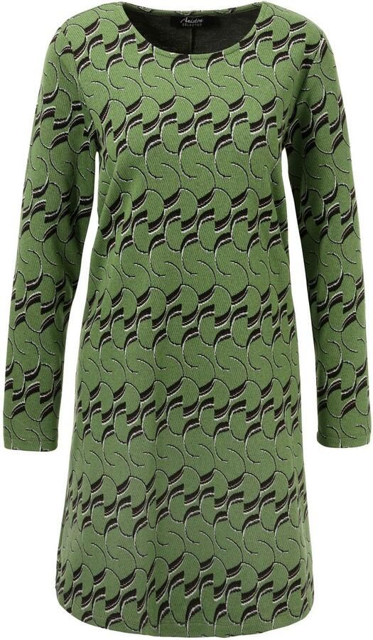 Aniston SELECTED Jerseyjurk met trendy jacquardpatroon nieuwe collectie - Foto 7