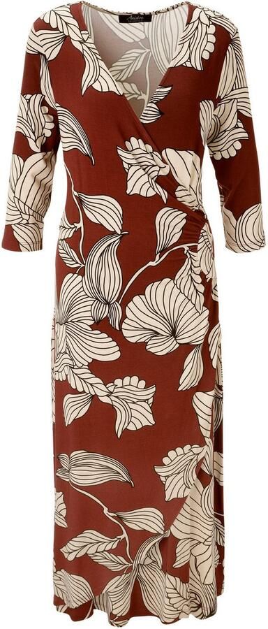 Aniston SELECTED Jerseyjurk met v-hals in wikkel-look nieuwe collectie - Foto 5