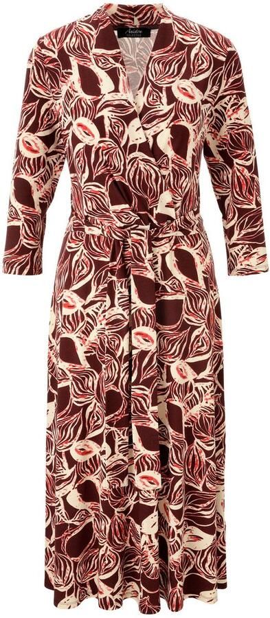 Aniston SELECTED Jerseyjurk met v-hals in wikkellook en binddetail nieuwe collectie - Foto 6