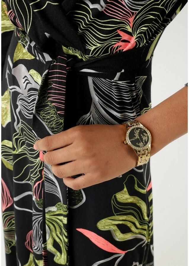 Aniston SELECTED Jerseyjurk met v-halslijn in wikkel-look en binddetail - Foto 2