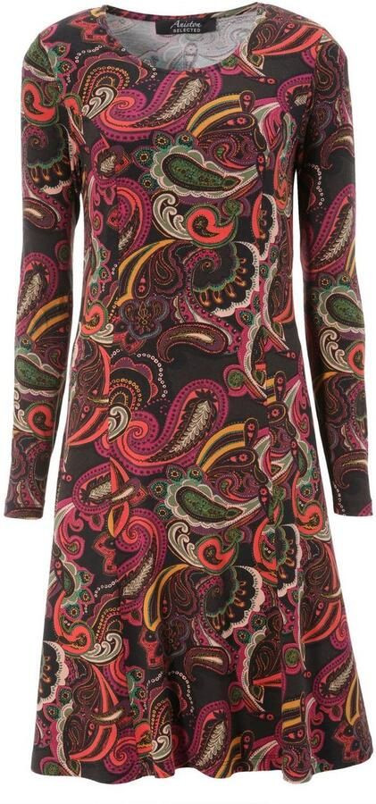 Aniston SELECTED Jerseyjurk Paisleydessin in volle kleuren - Foto 5