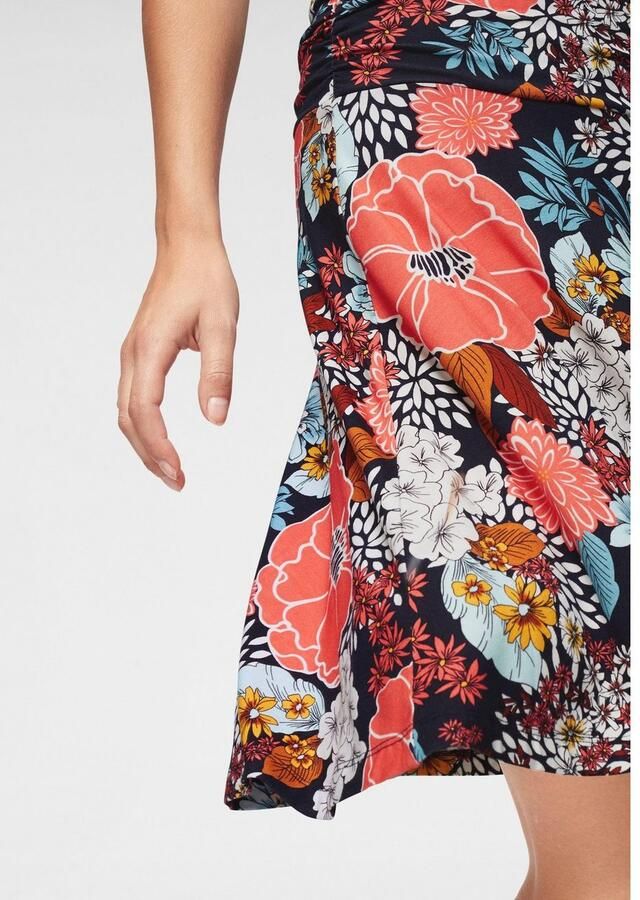 Aniston SELECTED Jerseyrok met aanrimpeling bij de band - Foto 2