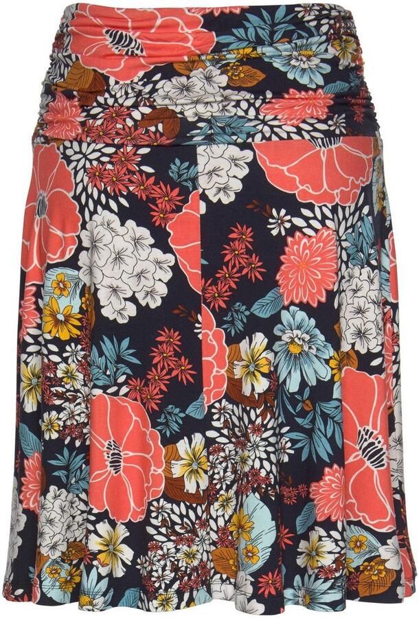 Aniston SELECTED Jerseyrok met aanrimpeling bij de band - Foto 6