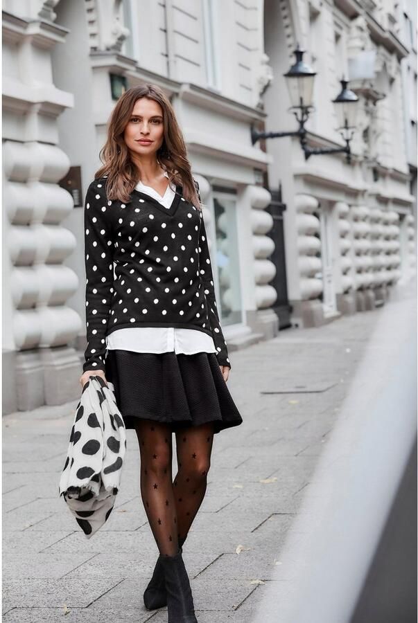 Aniston SELECTED Jerseyrok met structuur - Foto 10