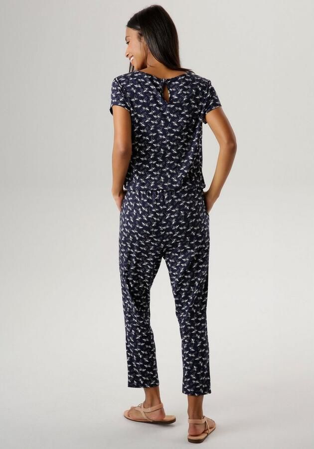 Aniston SELECTED Jumpsuit met palmen bedrukt - Foto 2