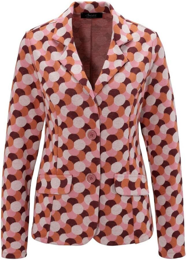 Aniston SELECTED Korte blazer in jacquardkwaliteit