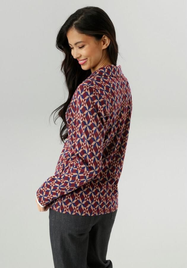 Aniston SELECTED Korte blazer in trendy jacquard-kwaliteit nieuwe collectie - Foto 4