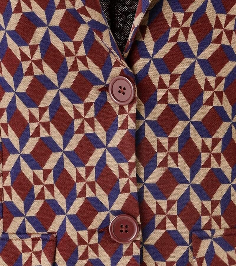 Aniston SELECTED Korte blazer in trendy jacquard-kwaliteit nieuwe collectie