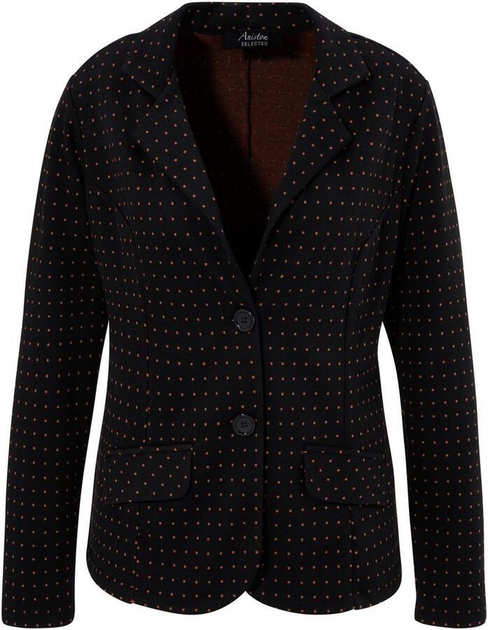 Aniston SELECTED Korte blazer met kleine vierkantjes - Foto 2