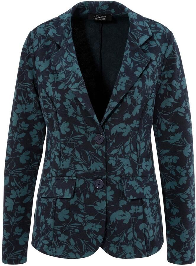 Aniston SELECTED Korte blazer met kleurharmonisch jacquard-bloemenmotief - Foto 2