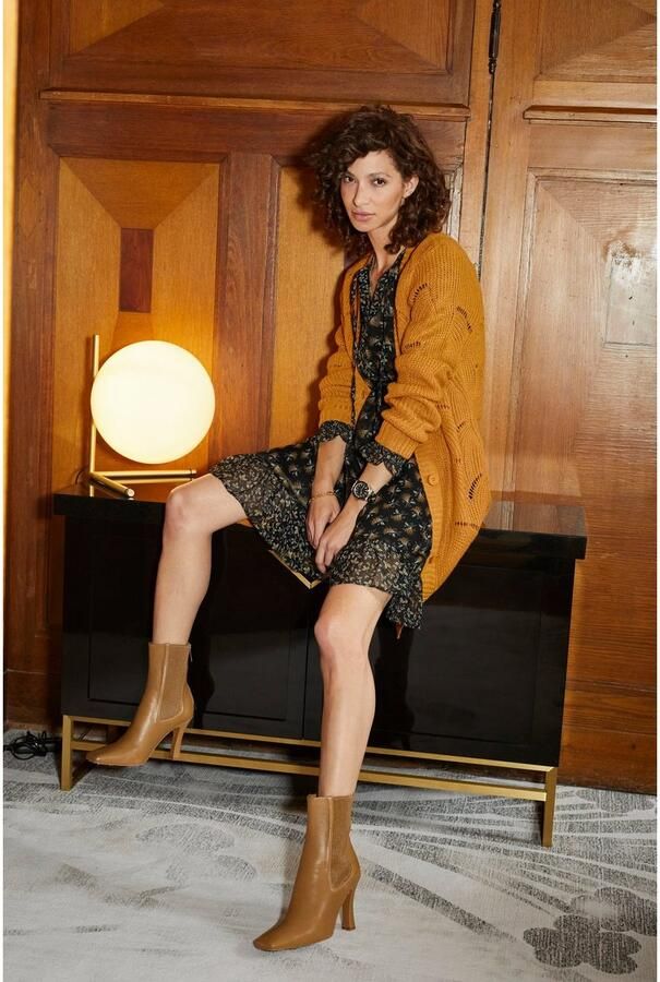 Aniston SELECTED Lang vest met ajourbreisel - Foto 5