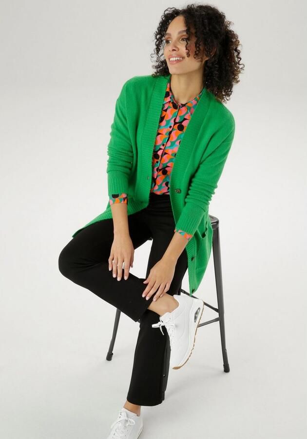 Aniston SELECTED Lang vest met opgestikte zakken - Foto 4