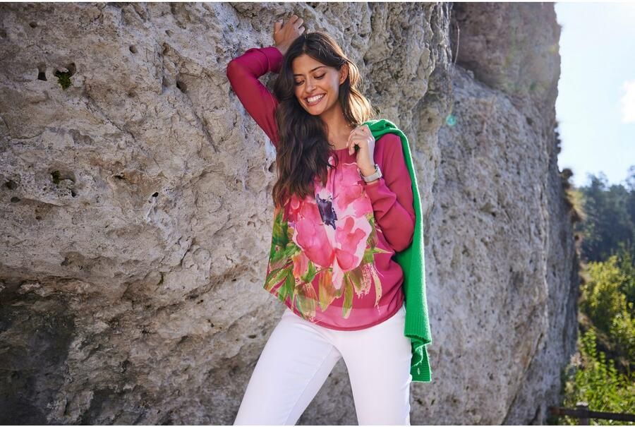 Aniston SELECTED Lang vest met opgestikte zakken - Foto 9