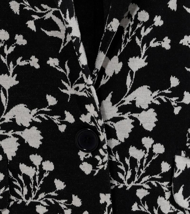 Aniston SELECTED Lange blazer met abstracte bloemige patroon